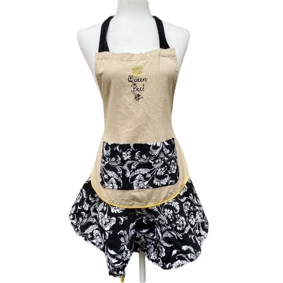 DII Queen Bee Ruffle Apron - Picture 1 of 6